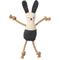 Show in main carousel: FuzzYard Life Bunny Plush Cat Toy with Catnip, Slate Grey slide 1 of 1