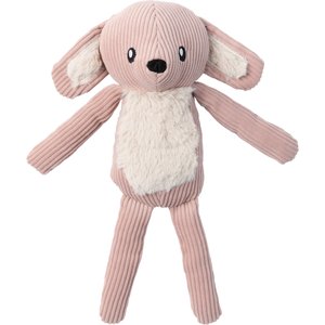 FuzzYard Life Bunny Squeaky Plush Dog Toy, Soft Blush