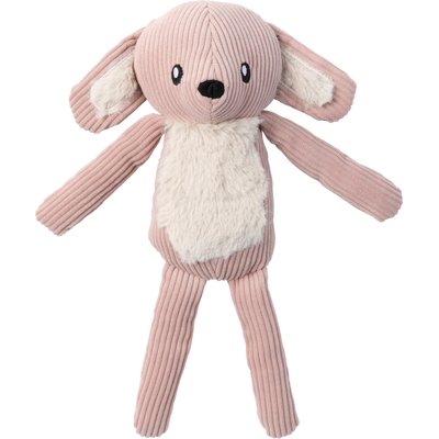 FuzzYard FuzzYard Life Bunny Squeaky Plush Dog Toy, Soft Blush