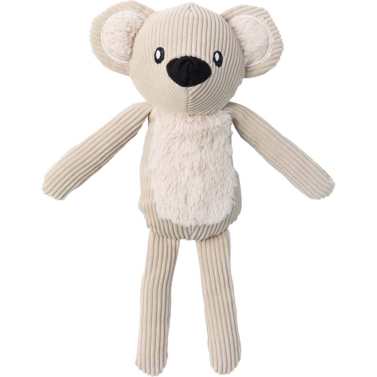 FuzzYard Life Koala Squeaky Plush Dog Toy, Sandstone