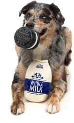 FuzzYard Milk & Cookie Squeaky Plush Dog Toy, 2 count slide 2 of 7