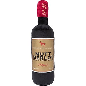 FuzzYard Mutt Merlot Squeaky Plush Dog Toy