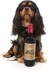 FuzzYard Mutt Merlot Squeaky Plush Dog Toy slide 2 of 5