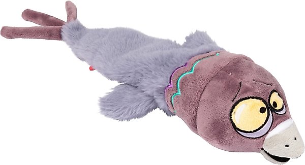 Show full view: FuzzYard Peace Out Pigeon Squeaky Stuffing-Free Plush Dog Toy slide 1 of 9
