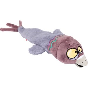FuzzYard Peace Out Pigeon Squeaky Stuffing-Free Plush Dog Toy