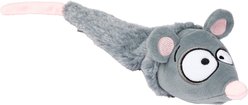 FuzzYard Rack Off Rat Squeaky Stuffing-Free Plush Dog Toy