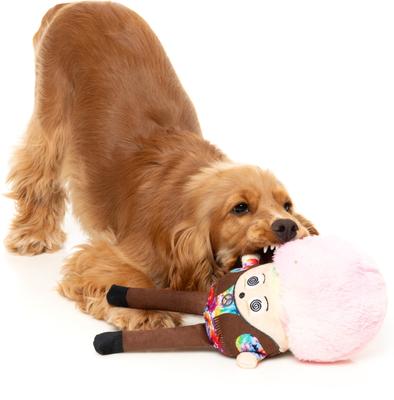 Show full view: FuzzYard Rainbow Mushroom Squeaky Plush Dog Toy slide 3 of 8