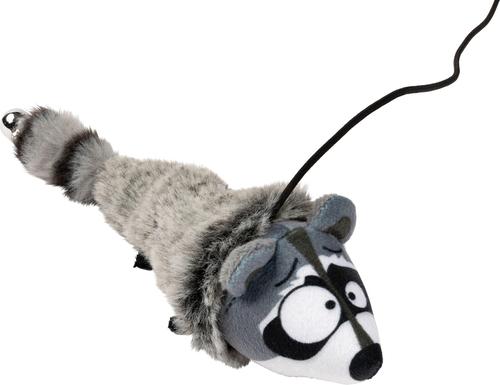 Show full view: FuzzYard Run Along Raccoon Teaser Wand Cat Toy with Catnip slide 2 of 4