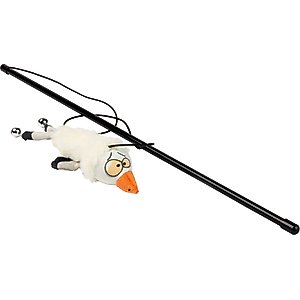 FuzzYard See-Ya Seagull Teaser Wand Cat Toy with Catnip