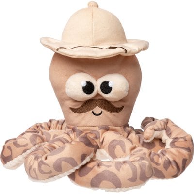 FuzzYard FuzzYard Sir David Octoborough Squeaky Plush Dog Toy