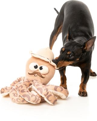 Show full view: FuzzYard Sir David Octoborough Squeaky Plush Dog Toy slide 6 of 8