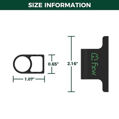 Show full view: FXW 8-Panel Playpen Fence-to-Wall Anchors, Black slide 7 of 9