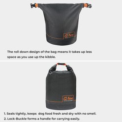 FXW Dog Food Travel Bag, Grey, 42-cup slide 2 of 6