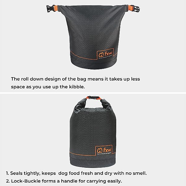 Show full view: FXW Dog Food Travel Bag, Grey, 85-cup slide 6 of 8