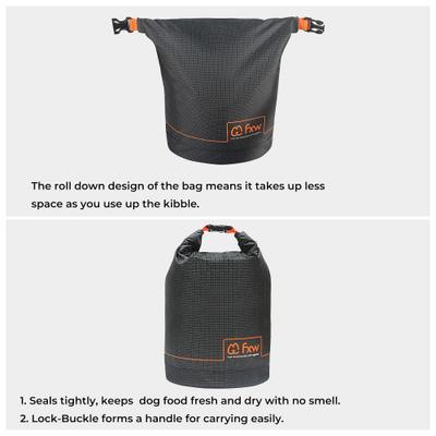 Show full view: FXW Dog Food Travel Bag, Grey, 85-cup slide 6 of 8