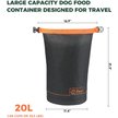 Show in main carousel: FXW Dog Food Travel Bag, Grey, 85-cup slide 3 of 8