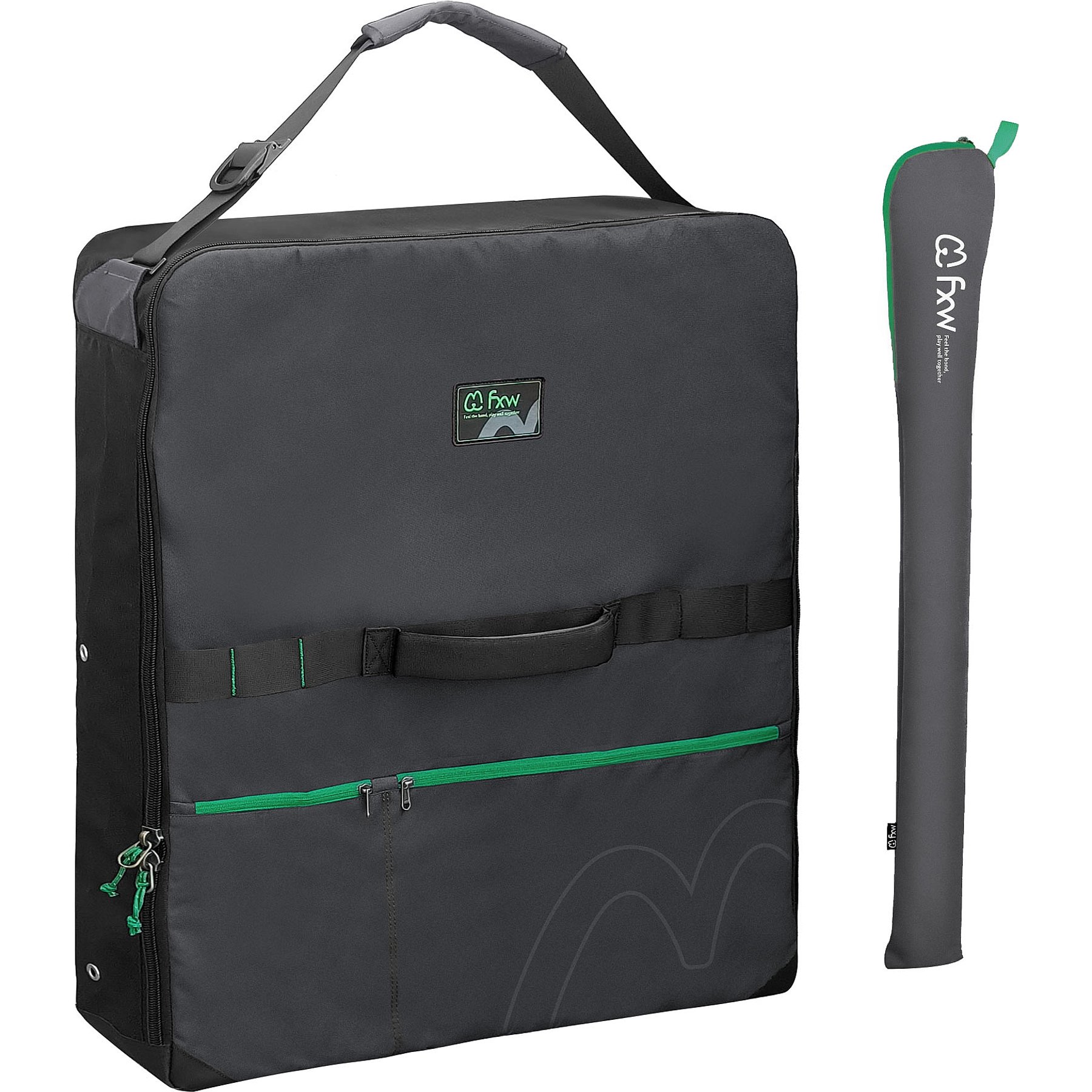 FXW FXW 8-Panel Dog Playpen Storage Bag, Black, 32-in