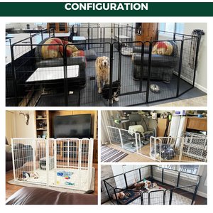 FXW Homeplus Indoor Dog Playpen, Black, 24-in, 8-panel