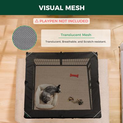 Show full view: FXW Mesh Top Cover for FXW 32 to 40-in Height Dog Playpens, Black slide 6 of 8