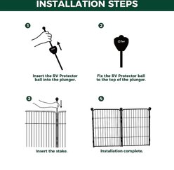 FXW RV Protector Ball for FXW Dog Playpens, Black, 12 count slide 2 of 6