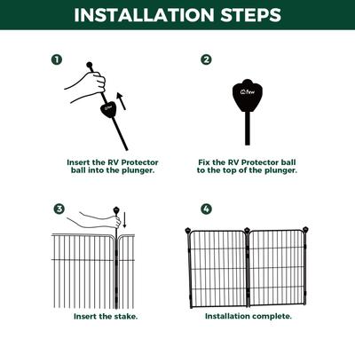 Show full view: FXW RV Protector Ball for FXW Dog Playpens, Black, 6 count slide 7 of 9