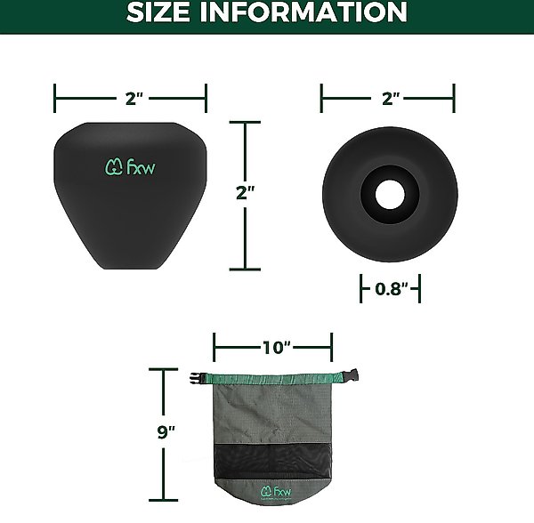 Show full view: FXW RV Protector Ball for FXW Dog Playpens, Black, 6 count slide 2 of 9