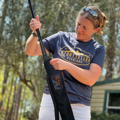 Show full view: FXW Waterproof Stake Bag, Black, 40-in slide 5 of 7