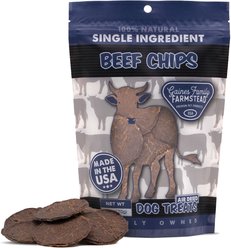 Gaines Family Farmstead Beef Chips Dog Treats, 6-oz bag