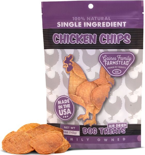 Gaines Family Farmstead Chicken Chips Soft & Chewy Dog Treats, 5-oz bag