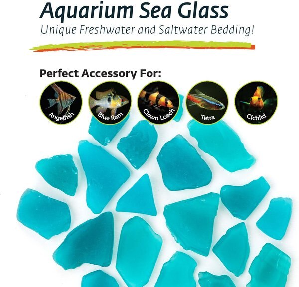 Galapagos Aquarium Sea Glass, 4-lb bag