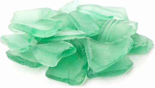 Show full view: Galapagos Aquarium Sea Glass, 4-lb bag, Sage Green slide 2 of 5