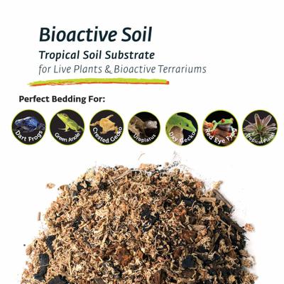 Show full view: Galapagos Bioactive Soil Tropical Soil Substrate Reptile Bedding, 8-qt bag slide 5 of 7