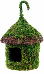 Galapagos Bungalow Deco Birdhouse, Fresh Green
