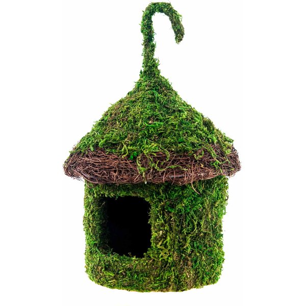 Galapagos Bungalow Deco Birdhouse, Fresh Green