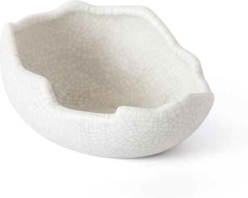 Show full view: Galapagos Ceramic Egg Reptile Bowl, White, Medium slide 2 of 6
