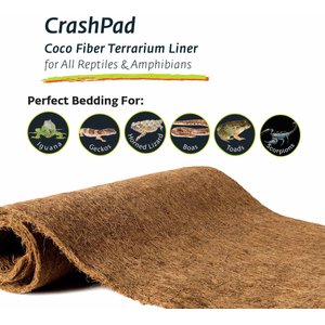 Galapagos Coco Fiber Crash Pad Terrarium Bedding, Natural, 18-in x 36-in