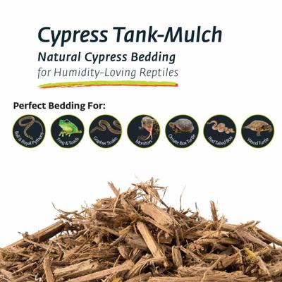 Show full view: Galapagos Cypress Tank-Mulch Natural Cypress Reptile Terrarium Bedding, 8-qt bag slide 5 of 7