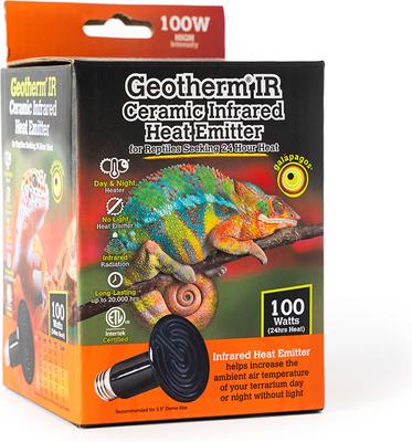 Show full view: Galapagos Geotherm Ceramic Reptile Heat Emitter, Black, 100-watt slide 4 of 5