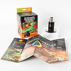 Galapagos Geotherm Ceramic Reptile Heat Emitter, Black, 75-watt slide 2 of 5