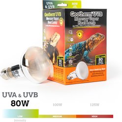 Galapagos Geotherm Heat & UVB Mercury Vapor Reptile Bulb, 80-watt