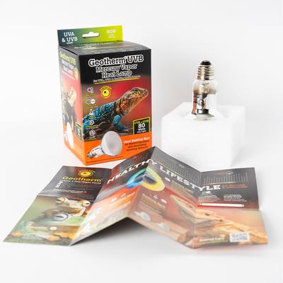 Show full view: Galapagos Geotherm Heat & UVB Mercury Vapor Reptile Bulb, 80-watt slide 5 of 5
