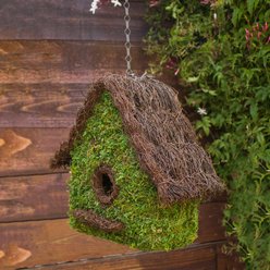Galapagos Maison Woven Birdhouse, Fresh Green slide 2 of 5