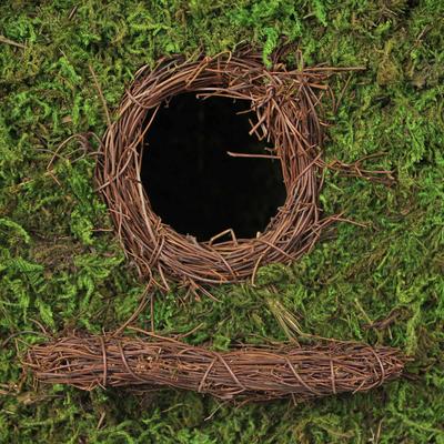 Show full view: Galapagos Maison Woven Birdhouse, Fresh Green slide 3 of 5