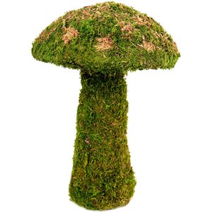 Galapagos Moss Mushroom Reptile & Amphibian Terrarium Accessory, Fresh Green, Medium