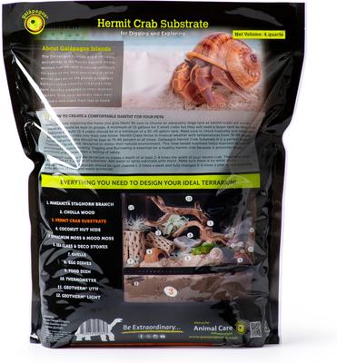 Show full view: Galapagos Natural Hermit Crab Substrate, Natural, 4-qt slide 2 of 6