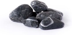Galapagos Natural Terrarium Stones, 4-lb bag, Black