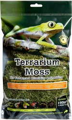 Galapagos Pillow Moss Reptile & Amphibian Terrarium Moss, Fresh Green, 150 cubic inch bag