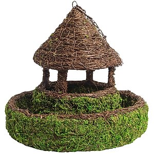 Galapagos Plantable Gazebo Birdhouse, Fresh Green