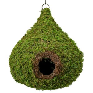 Galapagos Raindrop Woven Birdhouse, Fresh Green