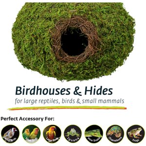 Galapagos Raindrop Woven Birdhouse, Fresh Green